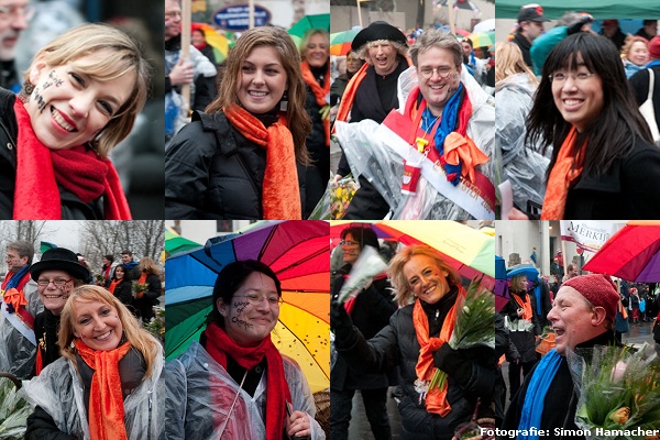 Spirit of Change beim Rosensonntagszug in Porz